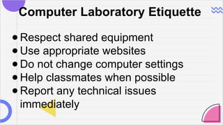 Respect Equipment Computer Lab Presentation - 8th grade in Computer 8.pptx