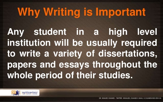 Importance of academic writing