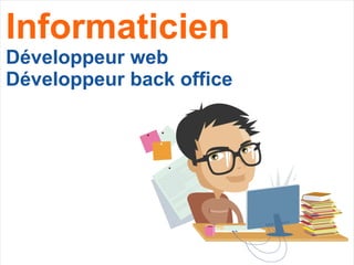 Informaticien Développeur web Développeur back office 