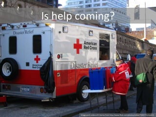 Is help coming?Image used under a CC license from http://www.flickr.com/photos/vidiot/75945721/sizes/l/