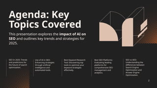 AI in SEO The 2025 Guide | PPTX