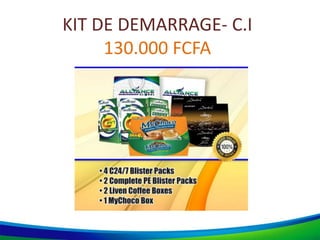 KIT DE DEMARRAGE- C.I
130.000 FCFA
 