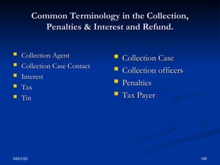 Presentation - all Taxes from SIGTAS.ppt
