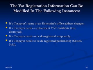 Presentation - all Taxes from SIGTAS.ppt