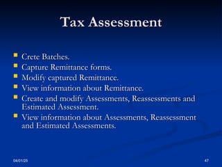 Presentation - all Taxes from SIGTAS.ppt