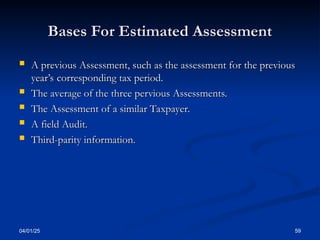Presentation - all Taxes from SIGTAS.ppt
