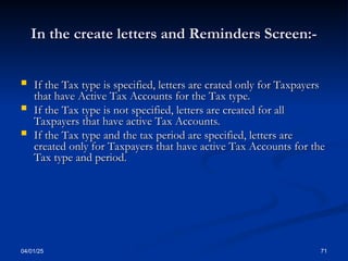 Presentation - all Taxes from SIGTAS.ppt