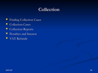 Presentation - all Taxes from SIGTAS.ppt