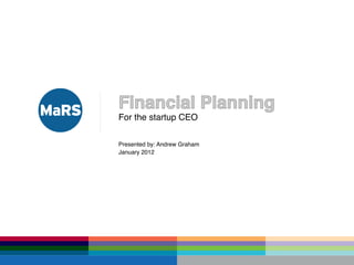 Financial Planning - Entrepreneurship 101 Slide 2