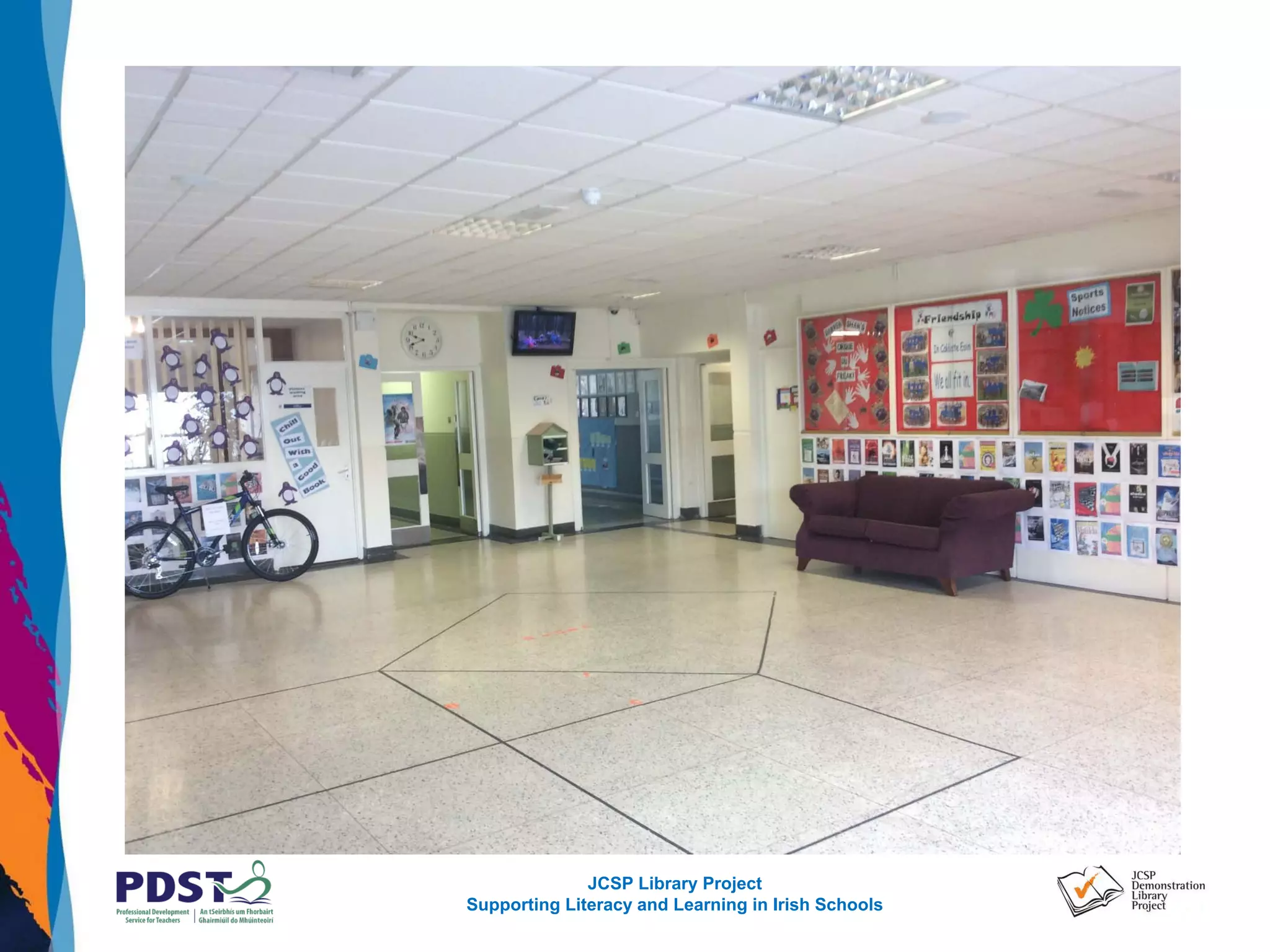 JCSP Library Project
Supporting Literacy and Learning in Irish Schools
 