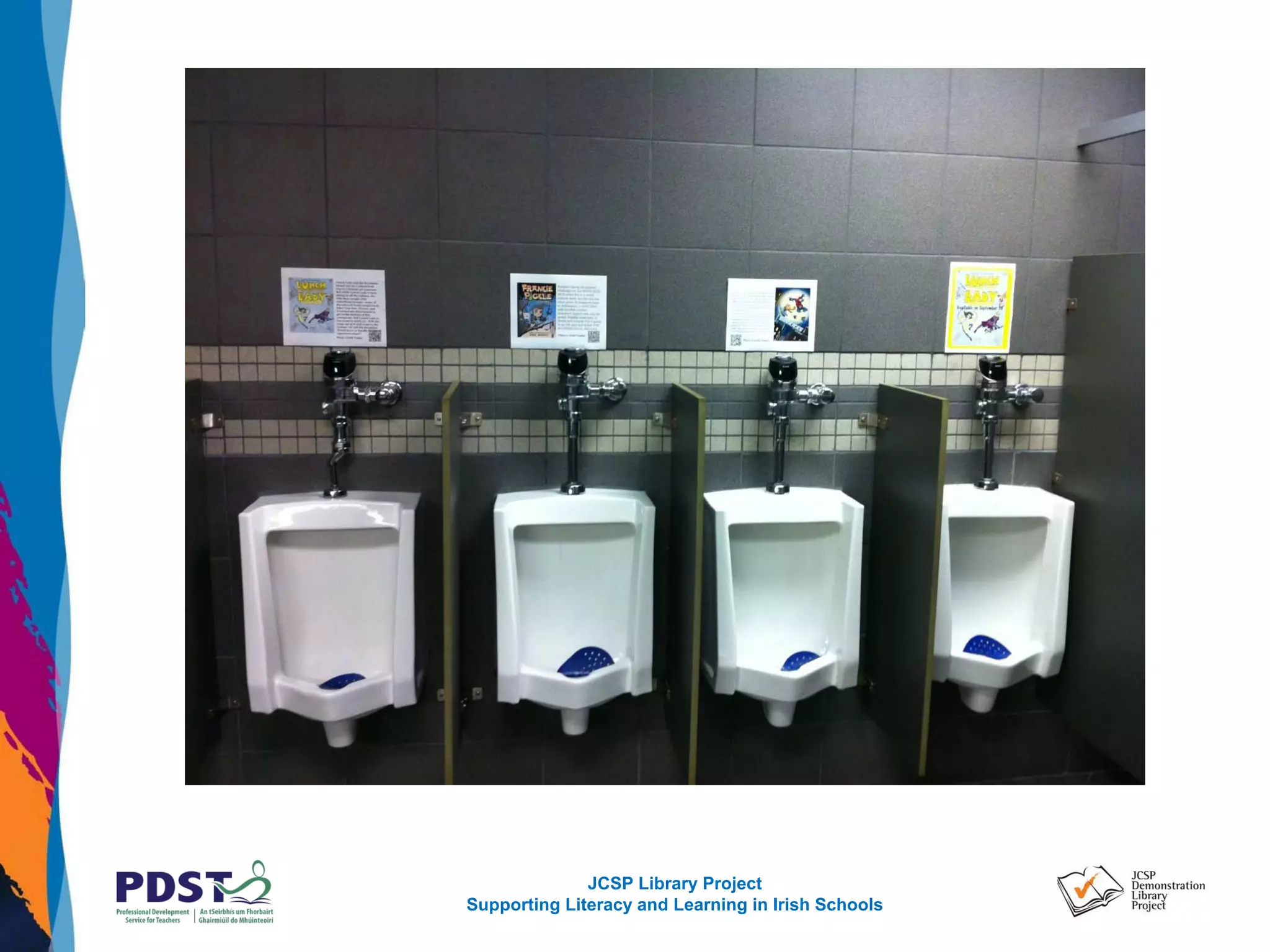 JCSP Library Project
Supporting Literacy and Learning in Irish Schools
 