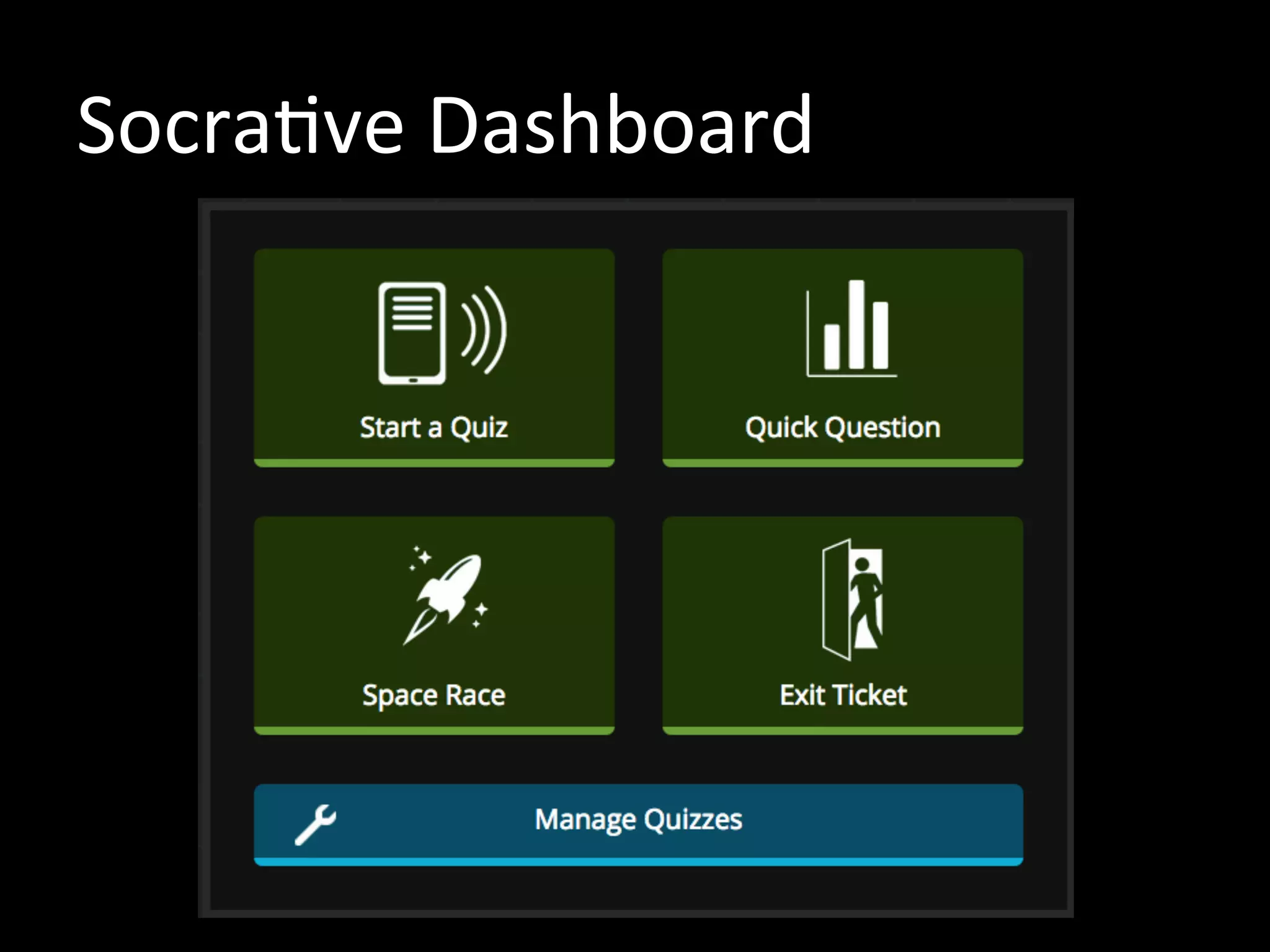 Socrative Dashboard
 