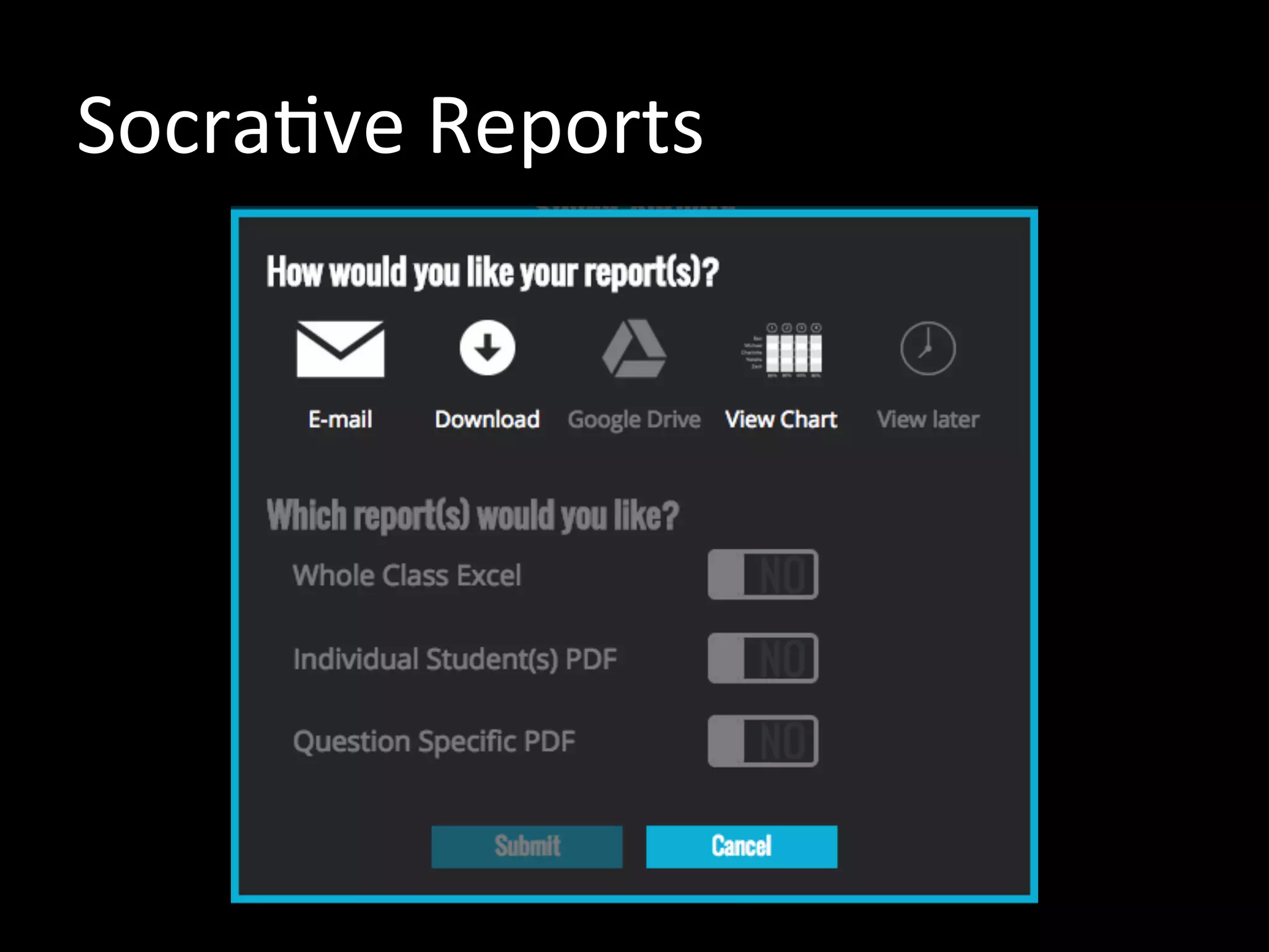 Socrative Reports
 