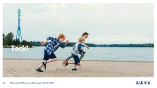 Tack!
1 November 2019 | Varmas delårsrapport 1.1.–30.9.201926
 