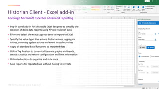 Presentation- AVEVA Historian Version 2023 | PDF