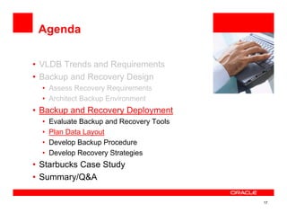 Presentation backup and recovery best practices for very large ...