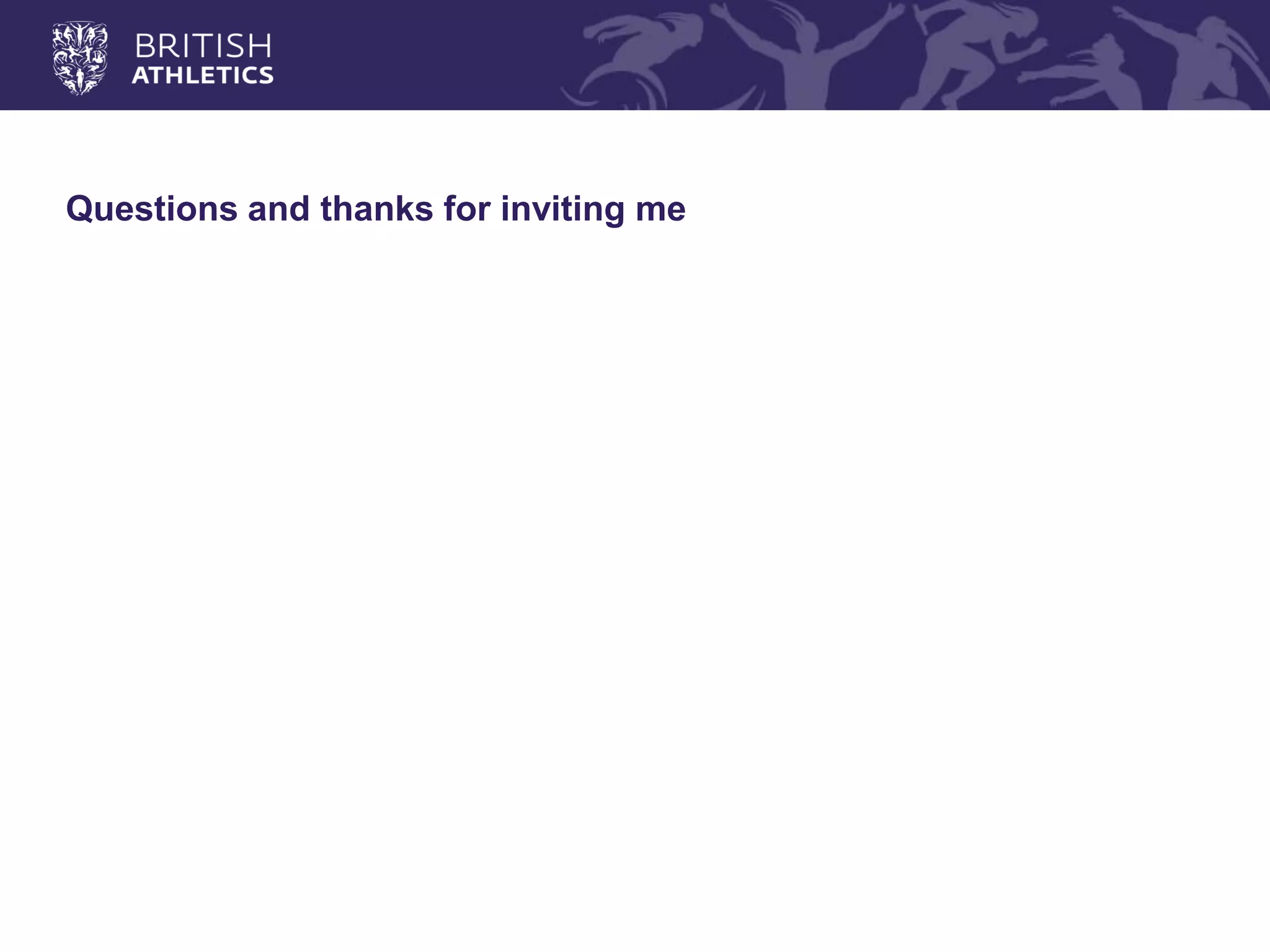 Questions and thanks for inviting me  