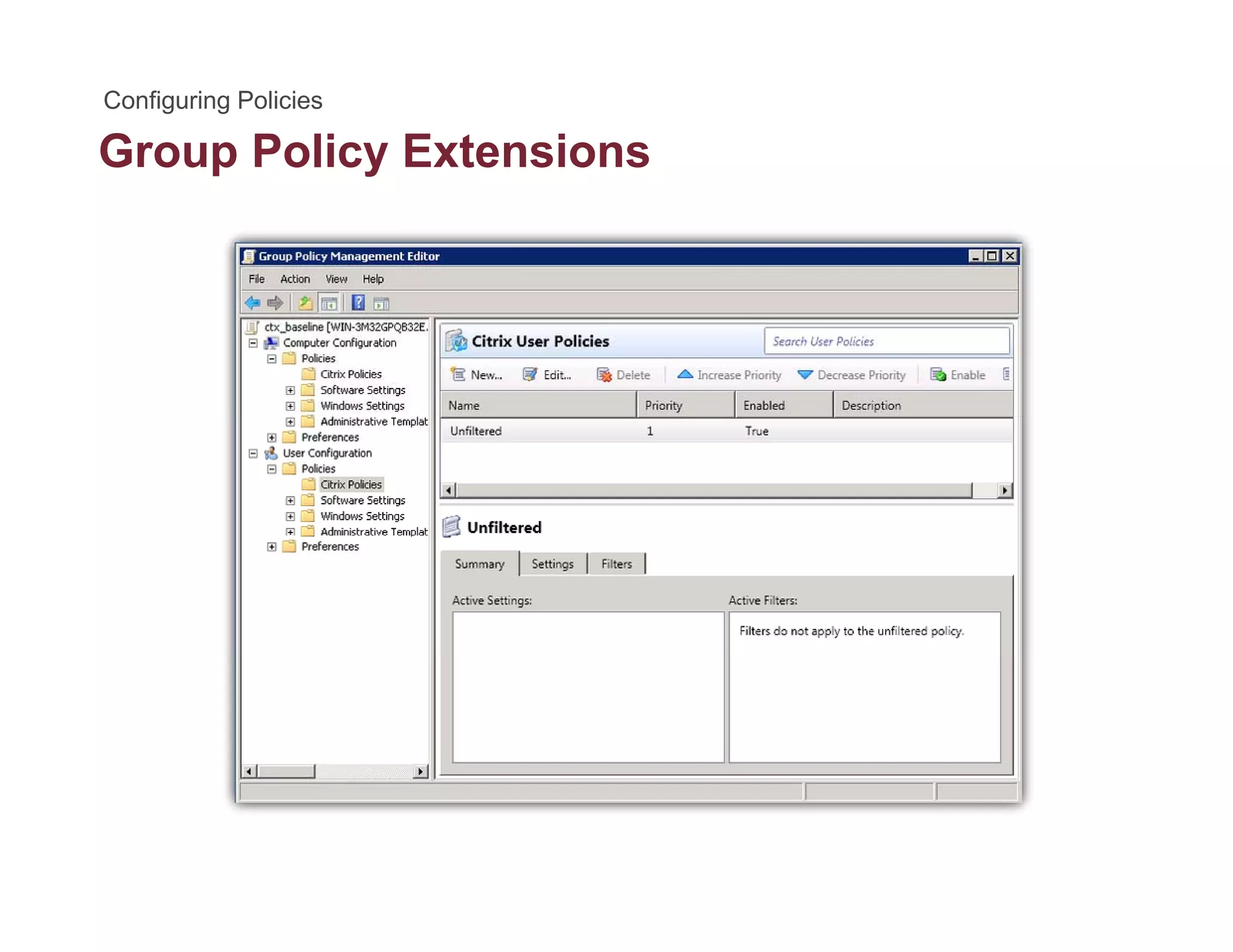 Group Policy Extensionsp y
 