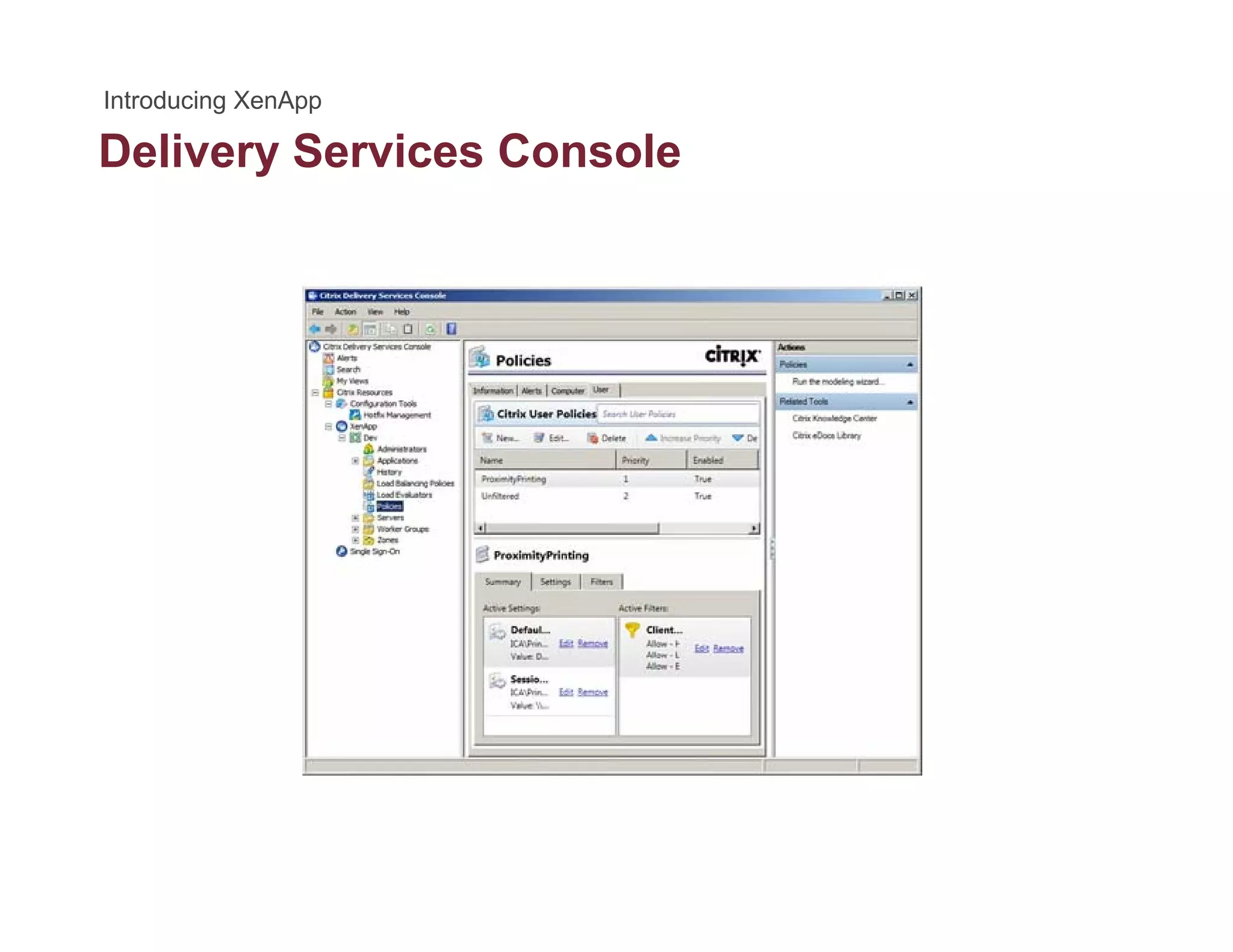 Delivery Services Consoley
 