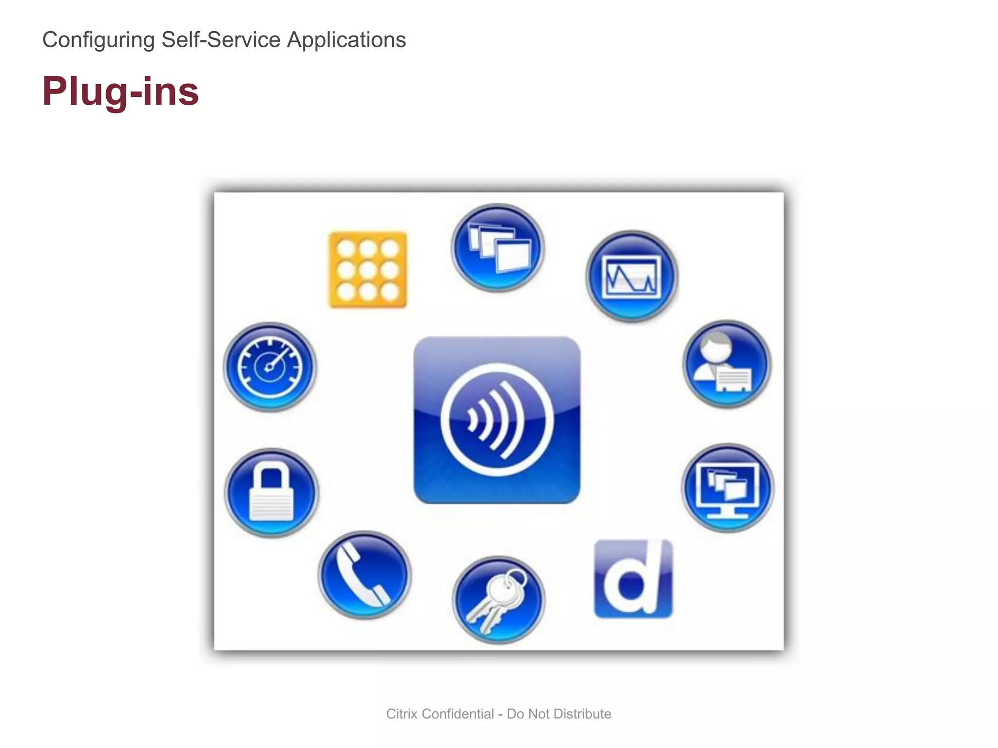 Plug-ins
Citrix Confidential - Do Not Distribute
 