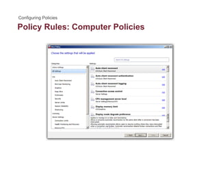 Policy Rules: Computer Policiesy p
 