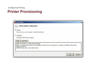 Printer Provisioningg
 