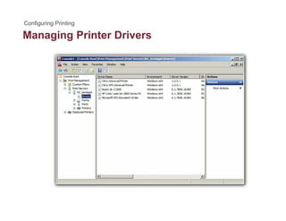 Managing Printer Driversg g
 