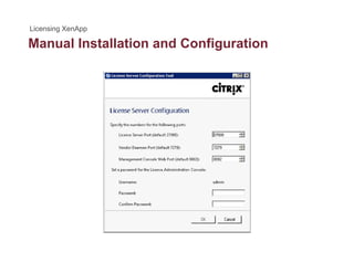 Manual Installation and Configurationg
 