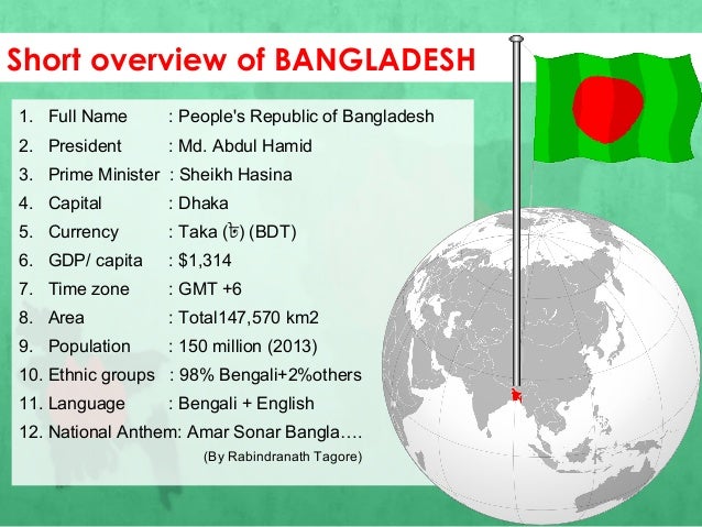 Presentation on Bangladesh
