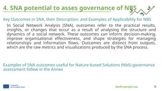 Sna Basic Example BIOFIN-EU: Training