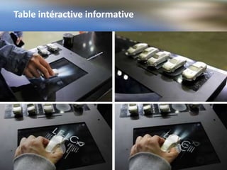 Table intéractive informative
 