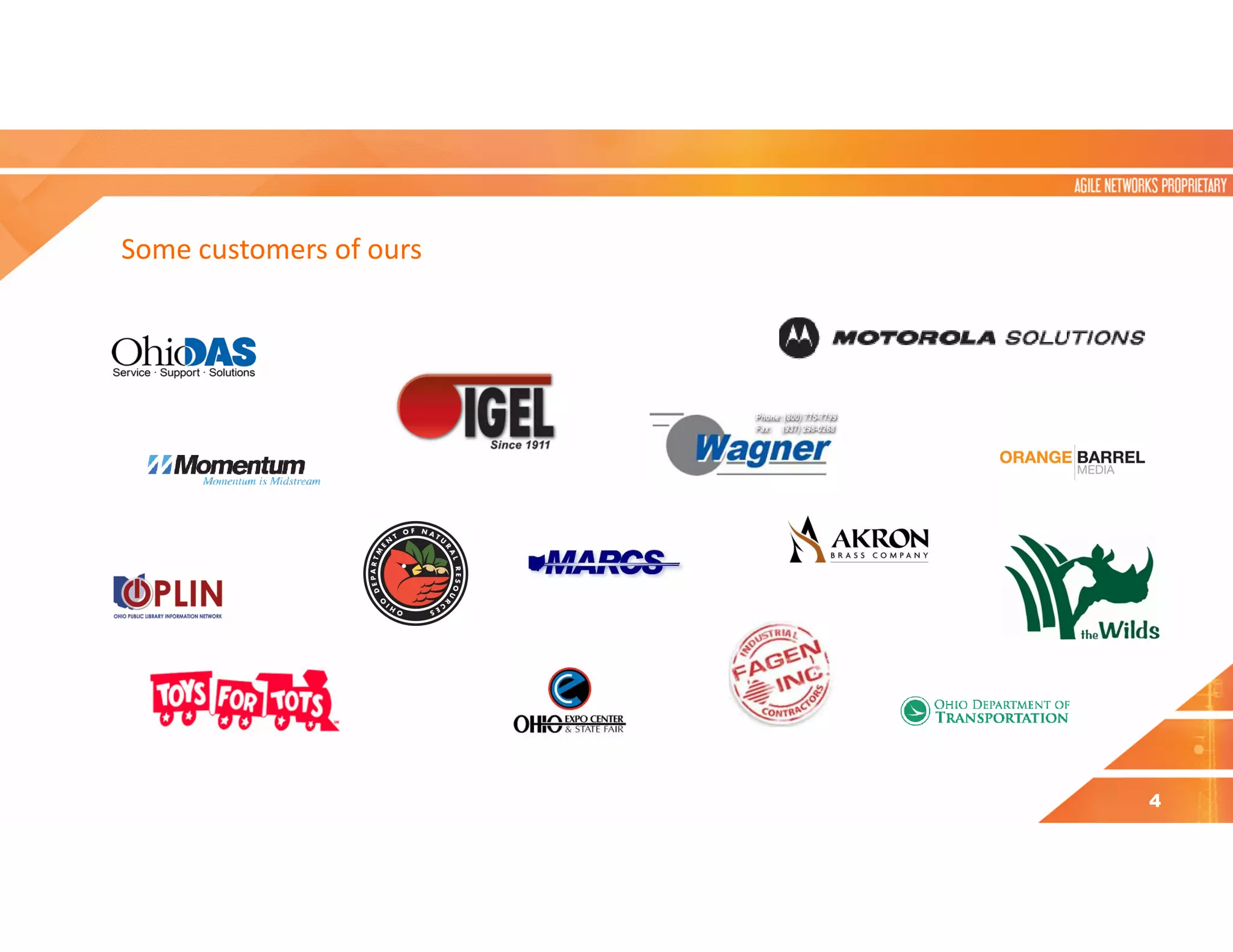 Some customers of ours
4
 