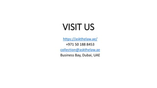 ASK THE LAW - Lawyers in Dubai, ASK THE LAW