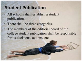 Campus Journalism Act of 1991 Slide 6