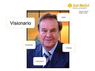 Grupo ”China”
                                                          2012-11-09


                                    Fighter




Visionario

                OS
           PRESENTAMOS
                 A
       Enprendedor

                                              Estratega




                     Conquistador
 