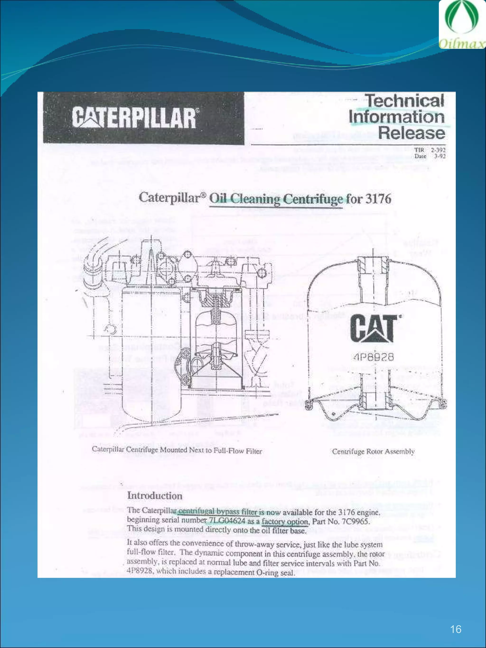 Presentation  caterpillar engines