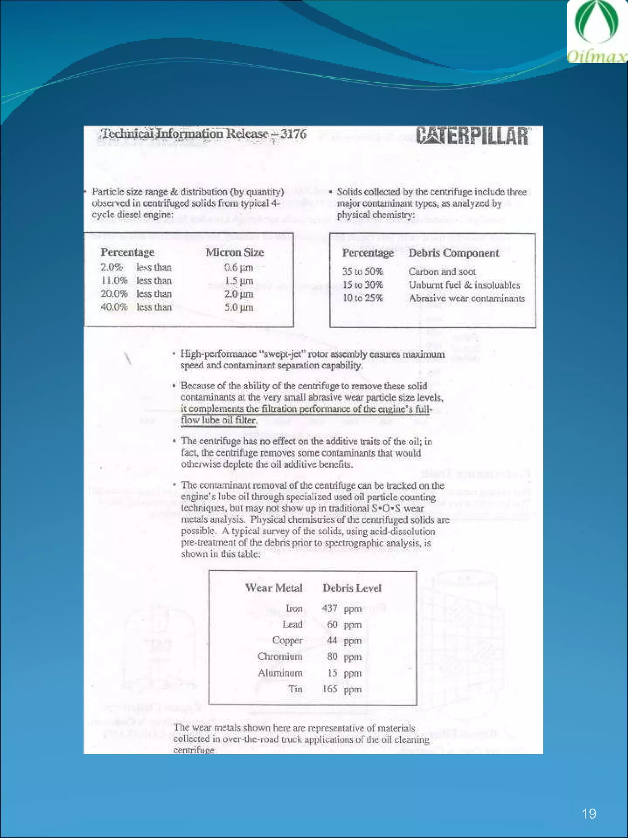 Presentation  caterpillar engines