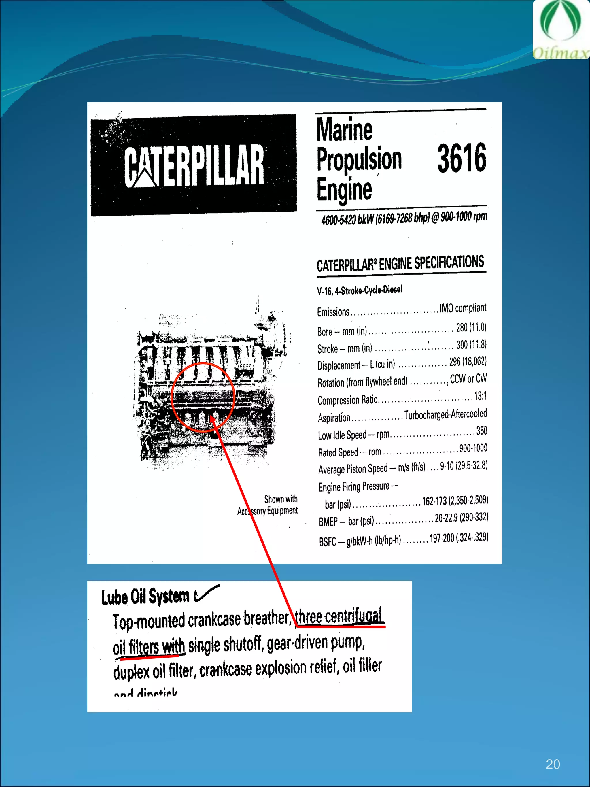 Presentation  caterpillar engines