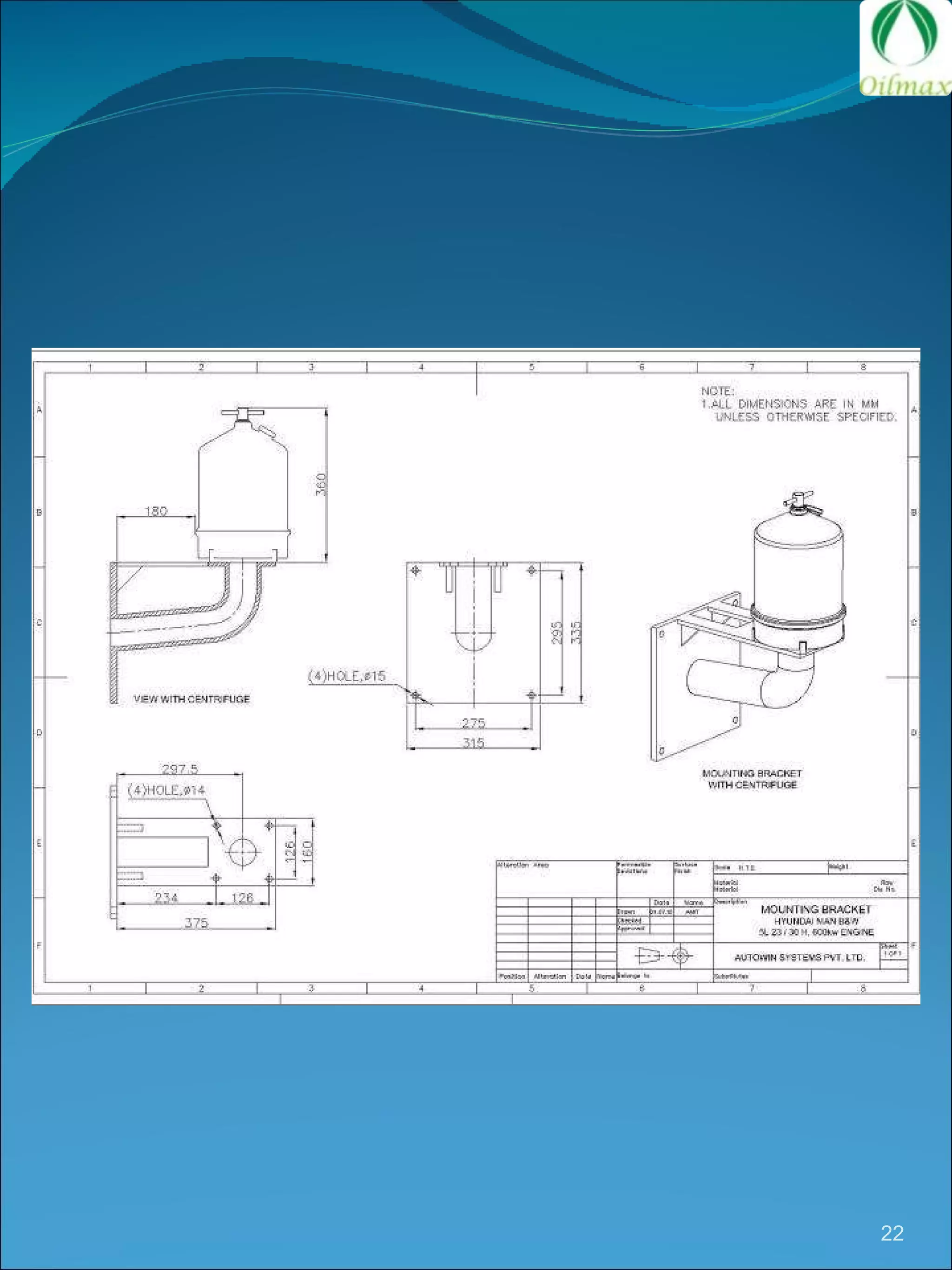 Presentation  caterpillar engines
