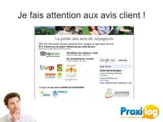 Je fais attention aux avis client !
 