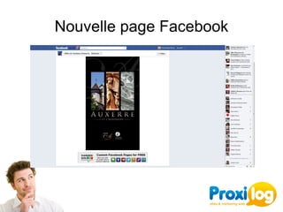 Nouvelle page Facebook
 