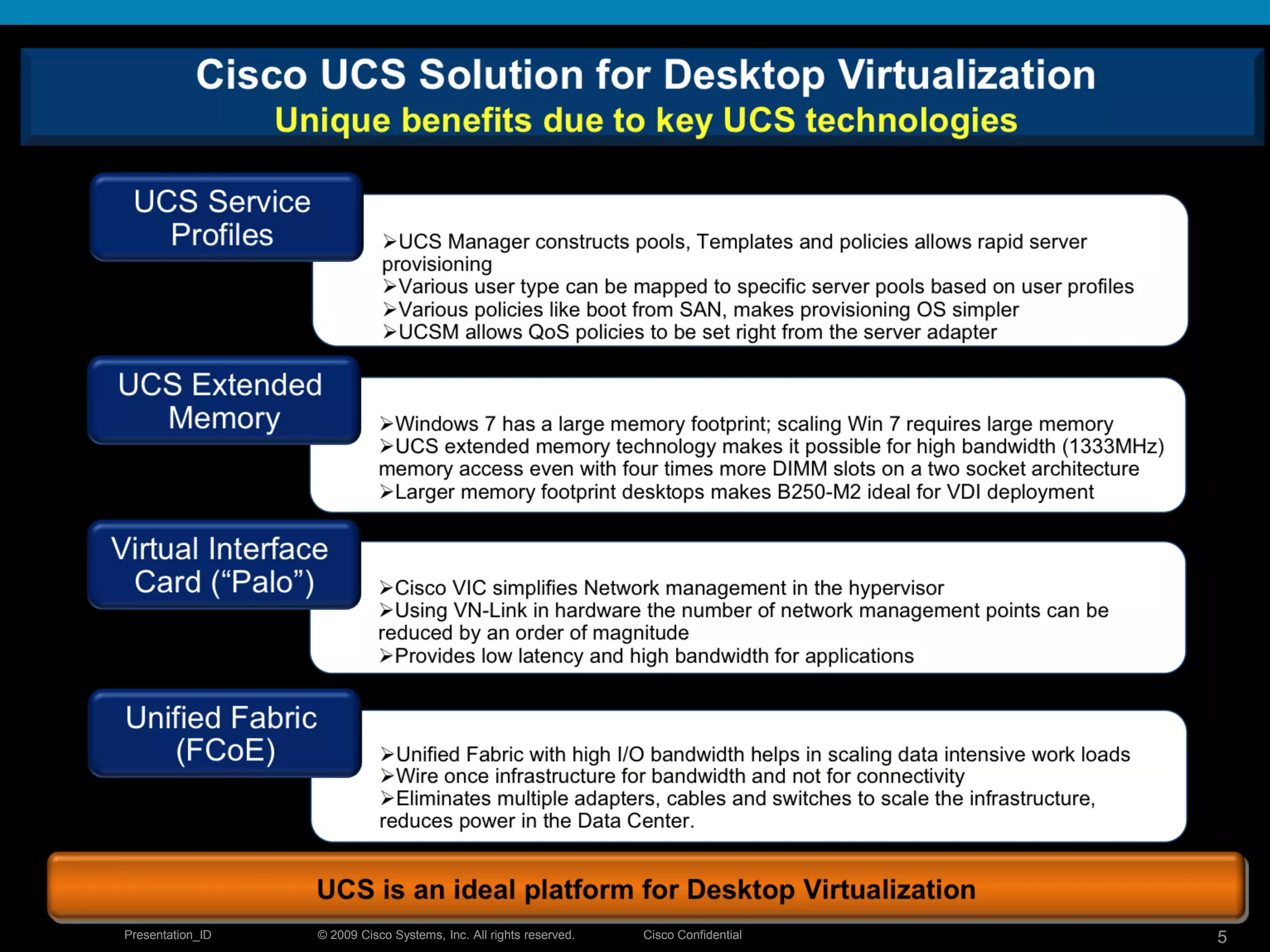 © 2009 Cisco Systems, Inc. All rights reserved. Cisco ConfidentialPresentation_ID 5© 2009 Cisco Systems, Inc. All rights reserved. Cisco ConfidentialPresentation_ID 5
 
