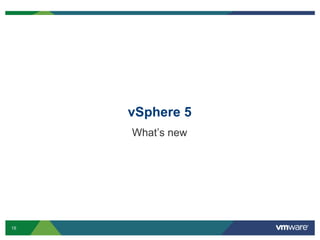 15
vSphere 5
What’s new
 