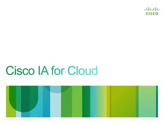 Cisco Confidential© 2010 Cisco and/or its affiliates. All rights reserved. 4
 