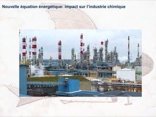 Nouvelle équation énergétique: impact sur l’industrie chimique
 