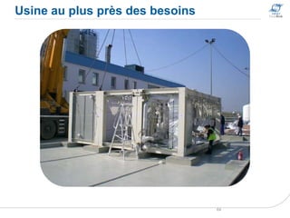 Usine au plus près des besoins
64
 