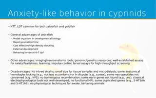Non-mammalian models in behavioral neuroscience | PPT