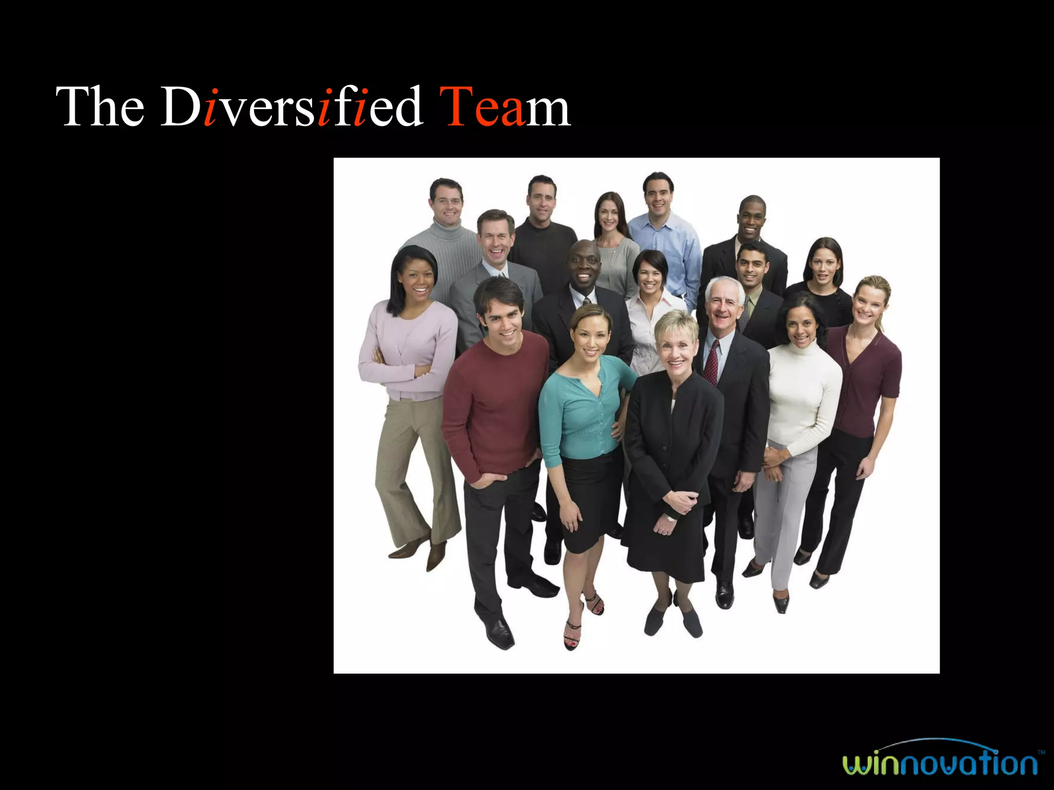 The D i vers i f i ed  Tea m  