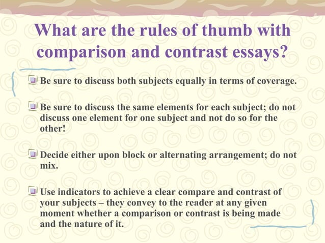 Presentation - Compare & Contrast Essay.ppt