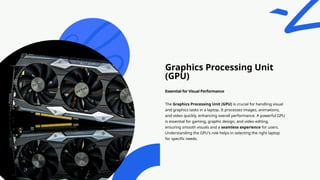 Function Of Gpu In Computer Presentation - Components of a Laptop and Their Functions (1).pptx